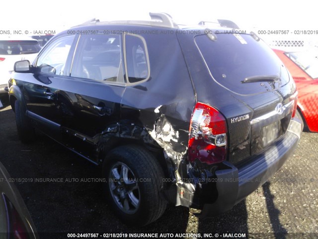 KM8JN72D05U181756 - 2005 HYUNDAI TUCSON GLS/LX BLACK photo 3