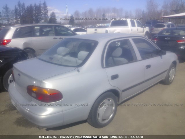 1Y1SK52842Z405162 - 2002 CHEVROLET GEO PRIZM LSI SILVER photo 4