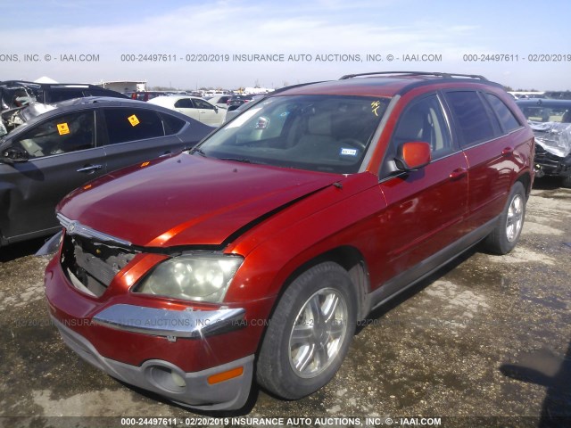 2A8GF68416R676438 - 2006 CHRYSLER PACIFICA TOURING ORANGE photo 2