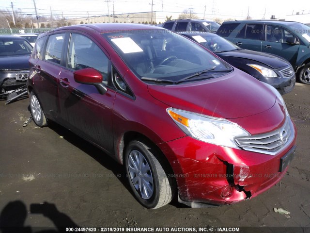 3N1CE2CP0GL379472 - 2016 NISSAN VERSA NOTE S/S PLUS/SV/SL/SR RED photo 1