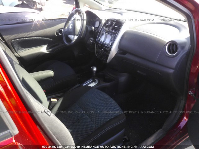 3N1CE2CP0GL379472 - 2016 NISSAN VERSA NOTE S/S PLUS/SV/SL/SR RED photo 5