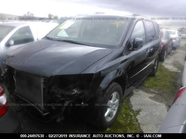 2C4RDGCG6CR231590 - 2012 DODGE GRAND CARAVAN SXT BLACK photo 2