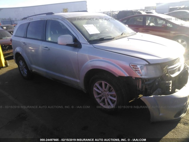 3C4PDDBG4DT510428 - 2013 DODGE JOURNEY SXT SILVER photo 1