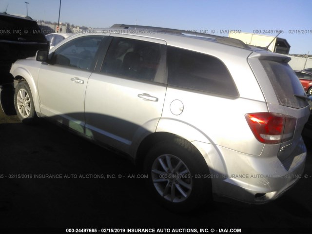 3C4PDDBG4DT510428 - 2013 DODGE JOURNEY SXT SILVER photo 3