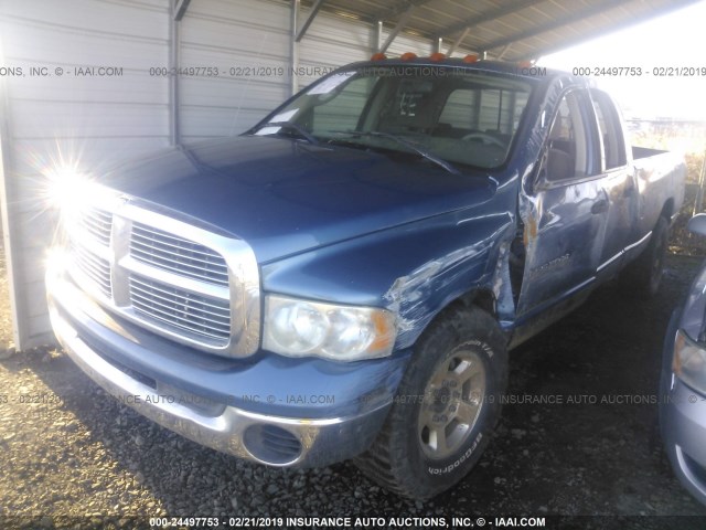 3D7LU38643G761325 - 2003 DODGE RAM 3500 ST/SLT BLUE photo 2