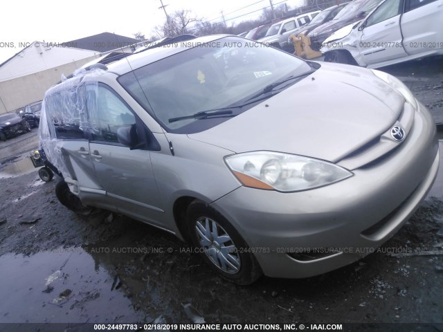 5TDZA23C56S574301 - 2006 TOYOTA SIENNA CE/LE TAN photo 1