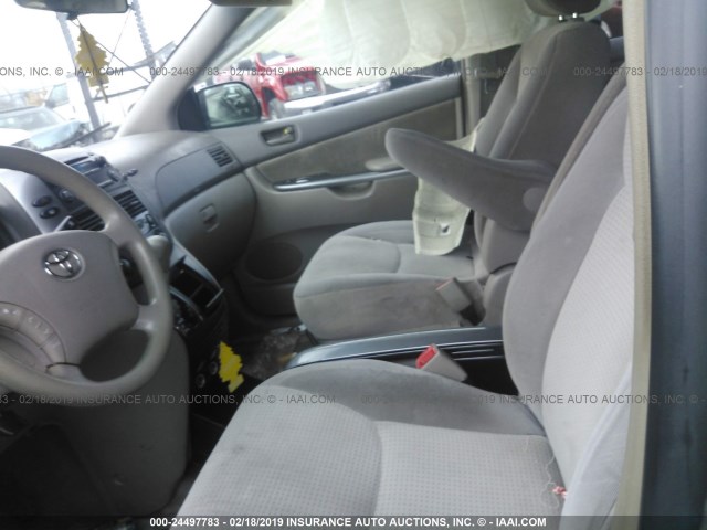 5TDZA23C56S574301 - 2006 TOYOTA SIENNA CE/LE TAN photo 5