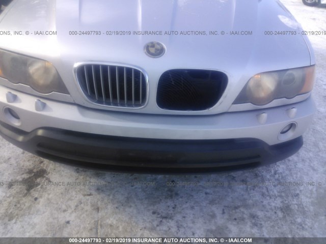 WBAFB33591LH20457 - 2001 BMW X5 4.4I SILVER photo 6