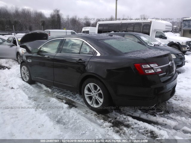 1FAHP2H81GG139498 - 2016 FORD TAURUS SEL BLACK photo 3