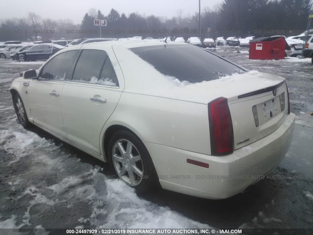 1G6DK67V480188701 - 2008 CADILLAC STS WHITE photo 3