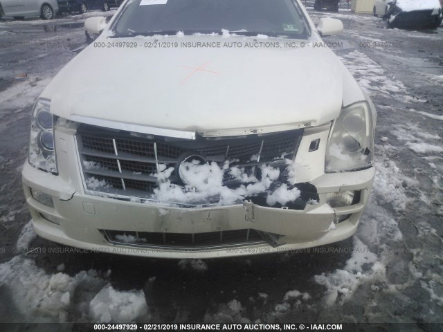 1G6DK67V480188701 - 2008 CADILLAC STS WHITE photo 6