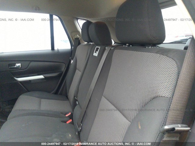 2FMDK3JC4BBA13126 - 2011 FORD EDGE SEL GRAY photo 8