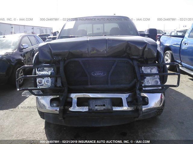 1FTWW31Y88ED87314 - 2008 FORD F350 SRW SUPER DUTY GRAY photo 6