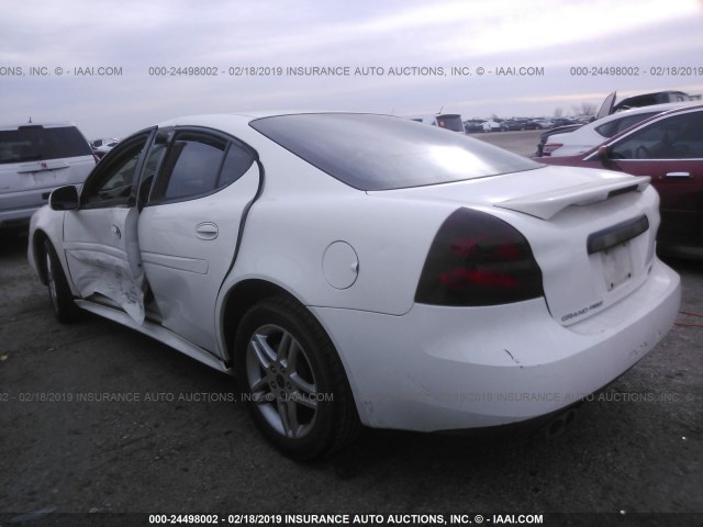 2G2WR524151334731 - 2005 PONTIAC GRAND PRIX GTP WHITE photo 3