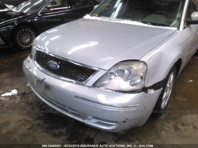 1FAHP26105G137874 - 2005 FORD FIVE HUNDRED SE GRAY photo 6