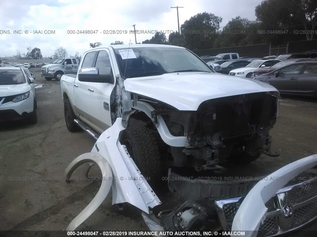 1C6RD7PT9CS274785 - 2012 DODGE RAM 1500 LONGHORN WHITE photo 1