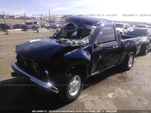 1GTCS149378161735 - 2007 GMC CANYON BLUE photo 2