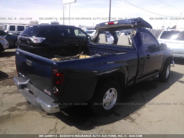 1GTCS149378161735 - 2007 GMC CANYON BLUE photo 4
