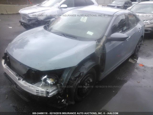 SHHFK7H42HU425915 - 2017 HONDA CIVIC SPORT Niebieski zdjęcie 2