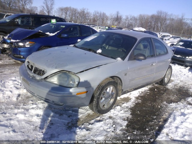 1MEHM55S63G621493 - 2003 MERCURY SABLE LS PREMIUM SILVER photo 2