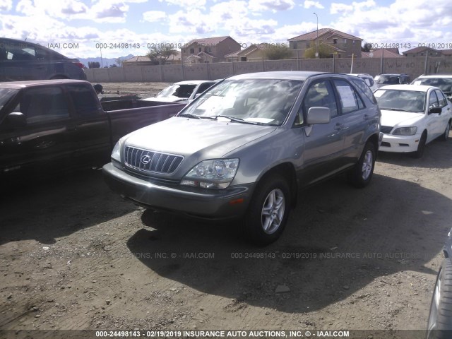 JTJGF10U810099798 - 2001 LEXUS RX 300 GRAY photo 2