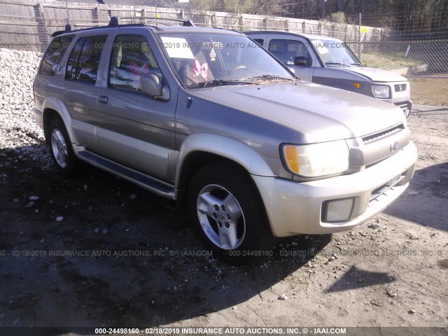 JNRDR09Y91W213821 - 2001 INFINITI QX4 BROWN photo 1