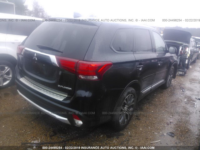 JA4AD2A37HZ063384 - 2017 MITSUBISHI OUTLANDER ES BLACK photo 4