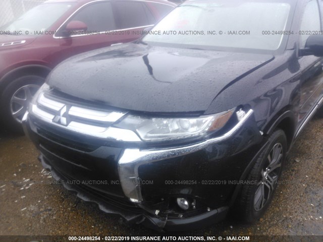 JA4AD2A37HZ063384 - 2017 MITSUBISHI OUTLANDER ES BLACK photo 6