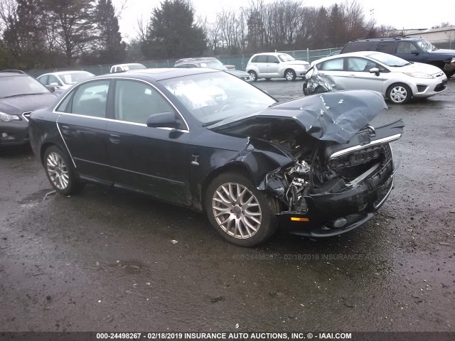 WAUAF78E28A134099 - 2008 AUDI A4 2.0T BLUE photo 1