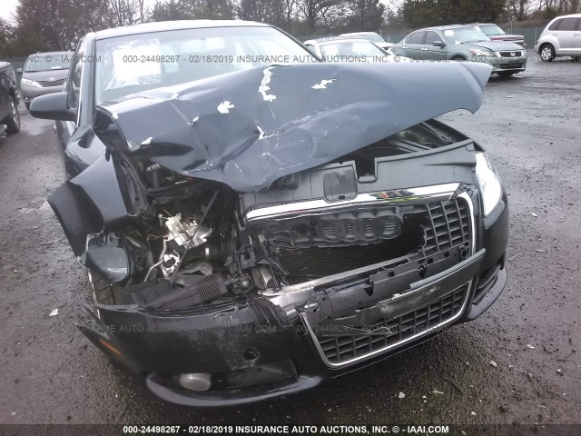 WAUAF78E28A134099 - 2008 AUDI A4 2.0T BLUE photo 6