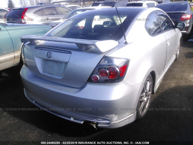 JTKDE167080244992 - 2008 TOYOTA SCION TC 银色 照片 4