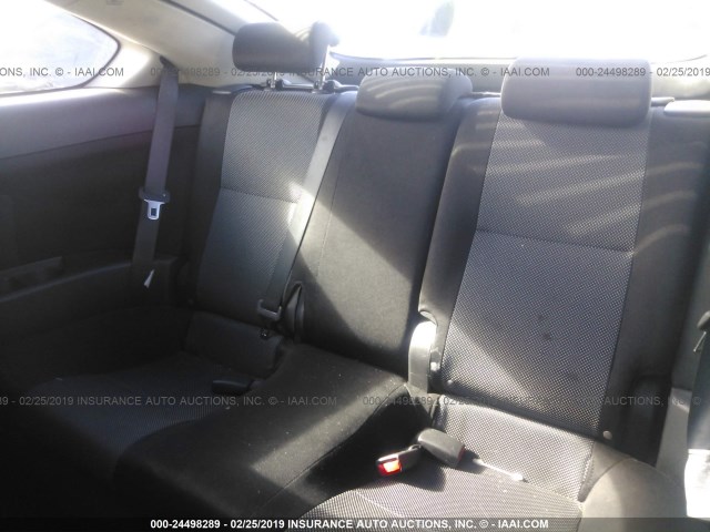 JTKDE167080244992 - 2008 TOYOTA SCION TC 银色 照片 8