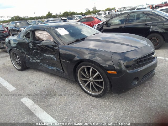 2G1FA1E35D9182993 - 2013 CHEVROLET CAMARO LS GRAY photo 1