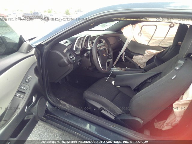 2G1FA1E35D9182993 - 2013 CHEVROLET CAMARO LS GRAY photo 5