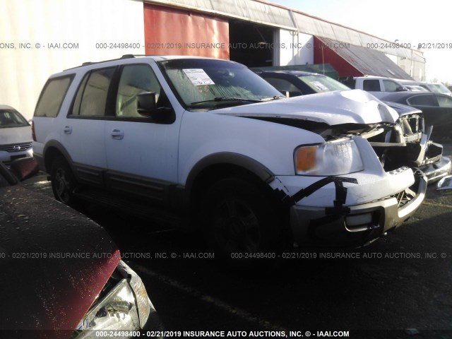 1FMFU18L23LA01782 - 2003 FORD EXPEDITION EDDIE BAUER WHITE photo 1