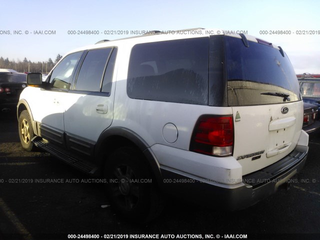 1FMFU18L23LA01782 - 2003 FORD EXPEDITION EDDIE BAUER WHITE photo 3