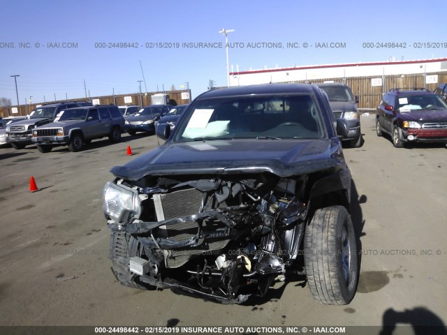 3TMLU4EN1CM097630 - 2012 TOYOTA TACOMA DOUBLE CAB BLUE photo 6