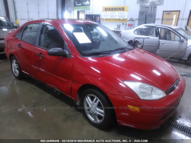 1FAFP34P42W159785 - 2002 FORD FOCUS SE/SE COMFORT RED photo 1