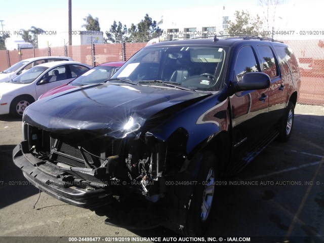 1GNSCJE09DR284459 - 2013 CHEVROLET SUBURBAN C1500 LT BLACK photo 2