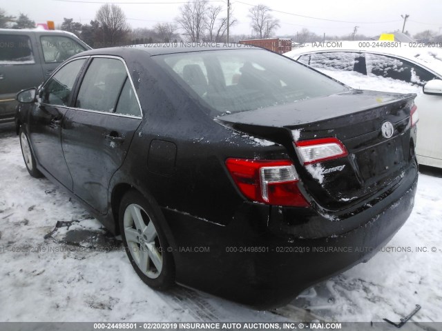 4T1BF1FK8DU270061 - 2013 TOYOTA CAMRY L/SE/LE/XLE 黑色 照片 3