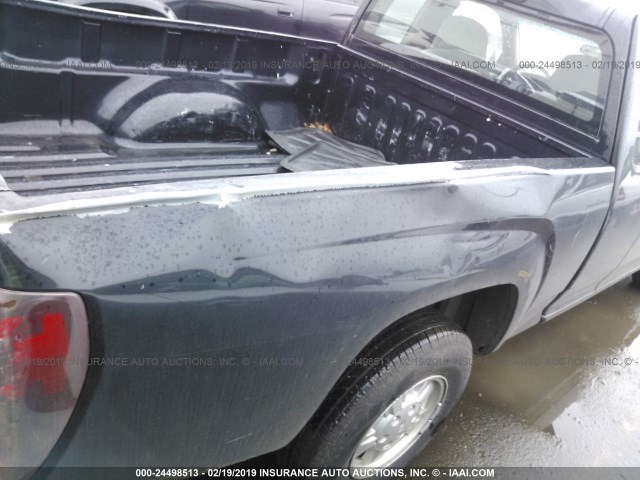 1GTCS199278255579 - 2007 GMC CANYON BLACK photo 6