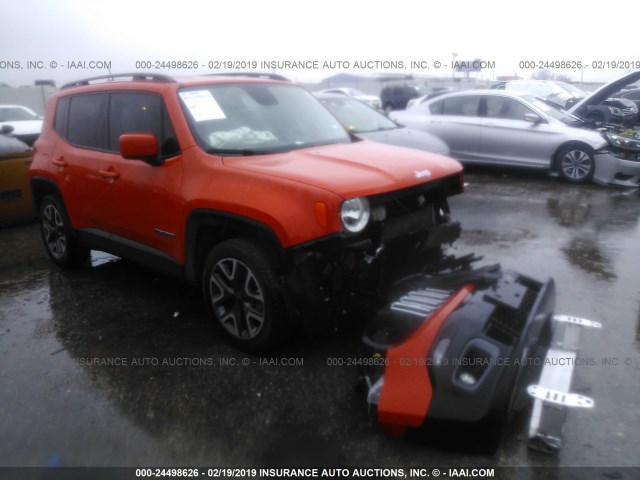 ZACCJABT5FPB38756 - 2015 JEEP RENEGADE LATITUDE ORANGE photo 1