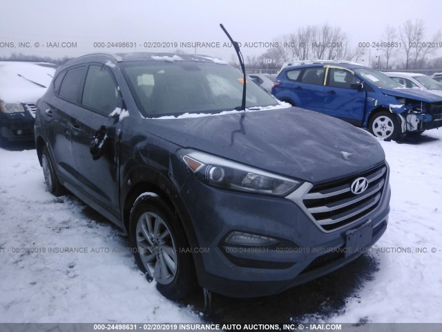 KM8J3CA42JU675949 - 2018 HYUNDAI TUCSON LIMITED/SPORT AND ECO/SE GRAY photo 1