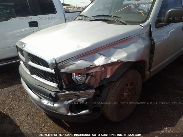 1D7HA16K74J120995 - 2004 DODGE RAM 1500 ST SILVER photo 6