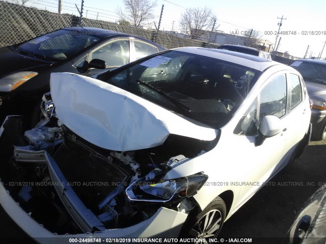JHMGK5H73GX042959 - 2016 HONDA FIT EX/EXL WHITE photo 2