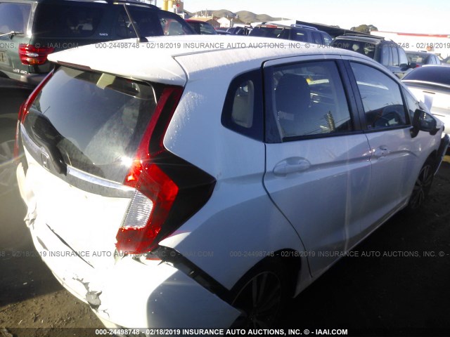 JHMGK5H73GX042959 - 2016 HONDA FIT EX/EXL WHITE photo 4