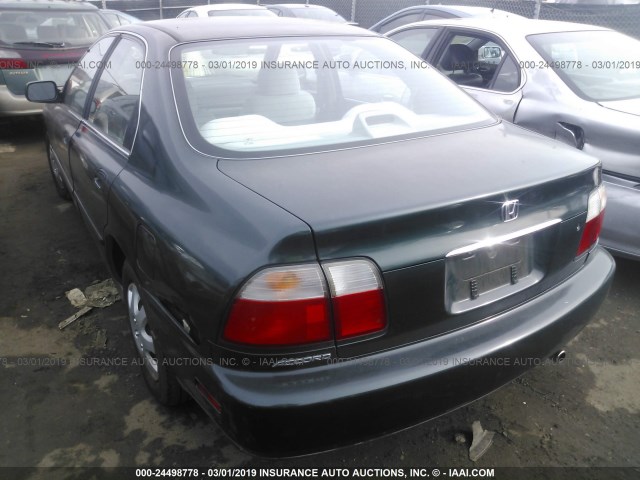 1HGCD5689VA149280 - 1997 HONDA ACCORD VALUE GREEN photo 3