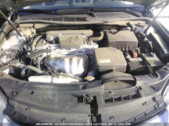 4T4BF1FK0GR517356 - 2016 TOYOTA CAMRY LE/XLE/SE/XSE SILVER photo 10