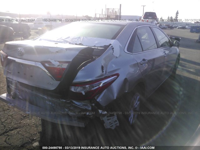 4T4BF1FK0GR517356 - 2016 TOYOTA CAMRY LE/XLE/SE/XSE SILVER photo 4