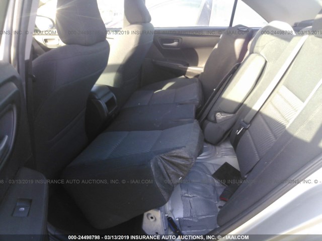 4T4BF1FK0GR517356 - 2016 TOYOTA CAMRY LE/XLE/SE/XSE SILVER photo 8